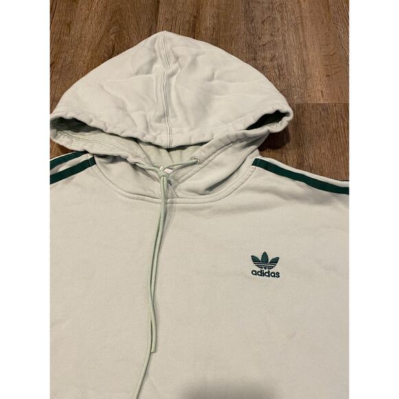 Adidas Women’s Mint Green Cropped Hoodie Size Small - Picture 4 of 11